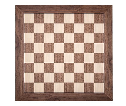 Dřevěná šachová deska Walnut DGT - 54x54 cm, pole 55 mm 