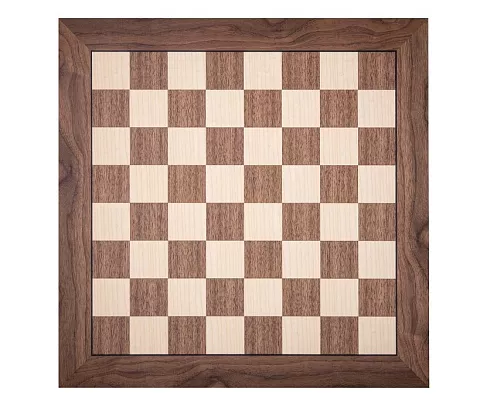 Dřevěná šachová deska Walnut DGT - 54x54 cm, pole 55 mm