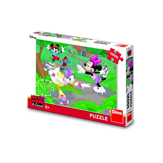 Puzzle Minnie sportuje 100 xl dílků 