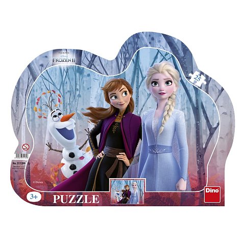 Puzzle - Frozen II s Olafem 25