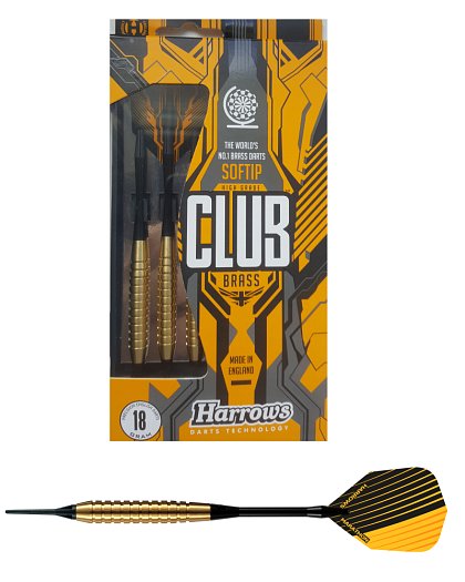 Šipky Harrows Club Brass soft - R 18g