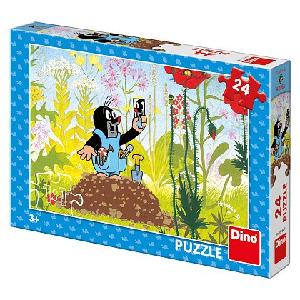 Puzzle Krtek modrých v kalhotkách 24 dílků 