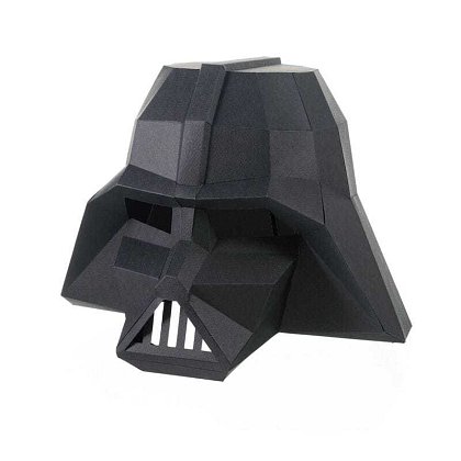 Papírový model 3D - maska Darth Vader 