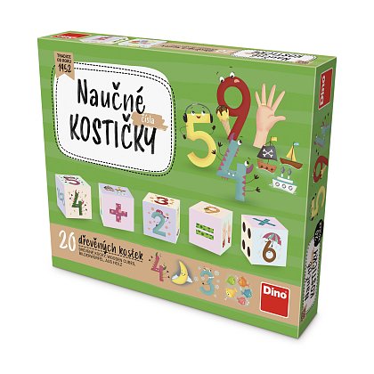 Naučné kostičky – 20 kostek 