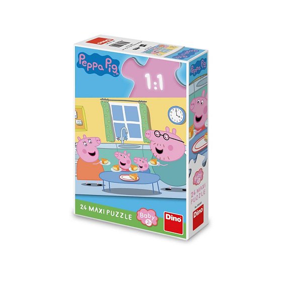 Puzzle Peppa Pig: Oběd 24 dílků maxi 