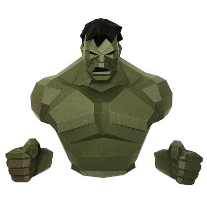 Papírový model 3D - trofej Hulk 