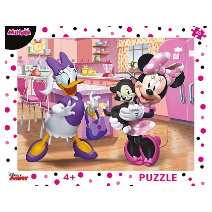 Puzzle Růžová Minnie 40 dílků deskové 