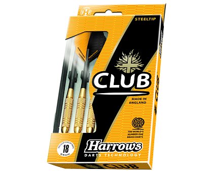 Šipky Harrows Club Brass steel - K 23g