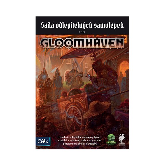 Gloomhaven - odlepitelné samolepky Gloomhaven odlepitelné samolepky