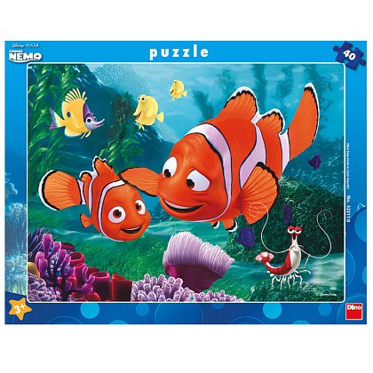 Puzzle Nemo v bezpečí 40 dílků deskové 