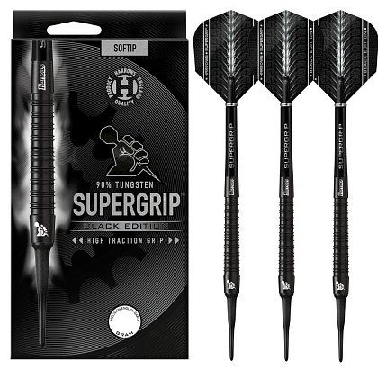 Šípkové bránky Supergrip Black Edition 90% soft 16g