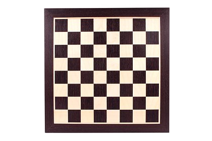 Šachová deska wenge/javor s notací číslo 4 - 44x44 cm, pole 45 mm