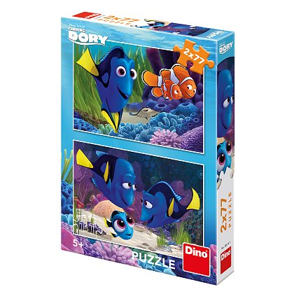 Puzzle Dory se našla 2x77 dílků 