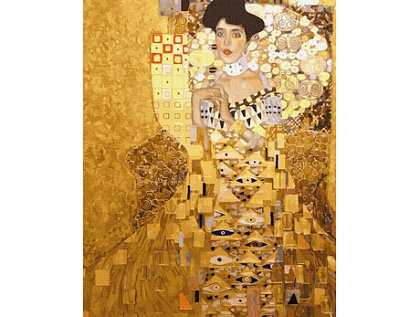 Malování podle čísel - Portrét Adele - Gustav Klimt - 40x50 cm 