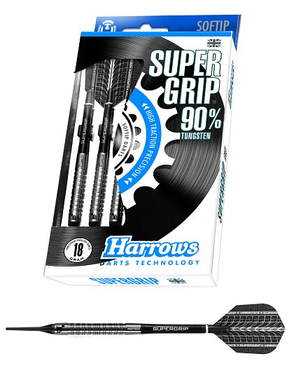 Šipky Harrows Supergrip 90% soft 20g