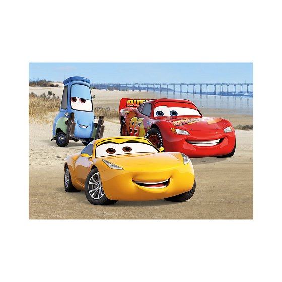 Puzzle Cars 3: Na pláži 24 dílků 