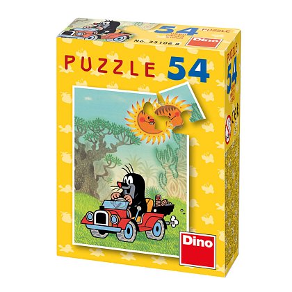 Puzzle Krteček 8x jinak 54 dílků minipuzzle 