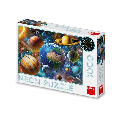 Puzzle - Neon Planety 1000 