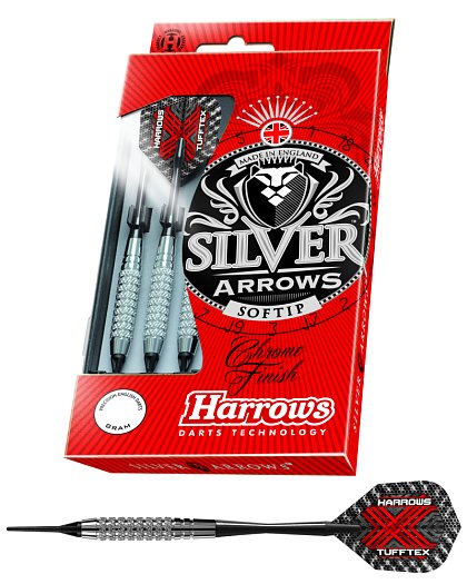 Šipky Harrows Silver Arrows soft - K 18g