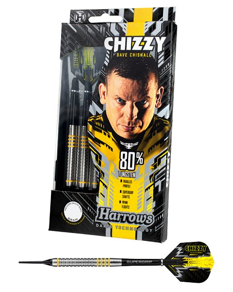 Šipky Harrows Chizzy 80% soft 20g