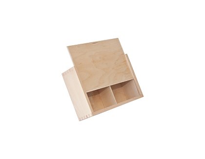 Dřevěný box Natural - bez spony, uzavíratelné (225x155x75 mm) 