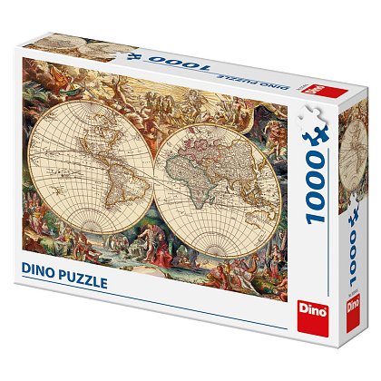 Puzzle - Historická mapa 1000 