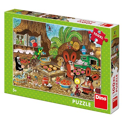 Puzzle Krtek v kuchyni 100 xl dílků 