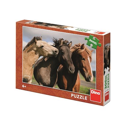 Puzzle Barevní koně 300 xl dílků 