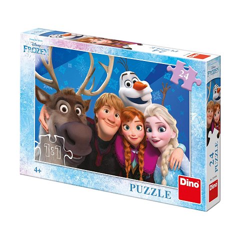 Puzzle Frozen selfie 24 dílků 