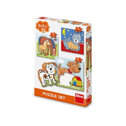 Puzzle - Zvířátka baby 