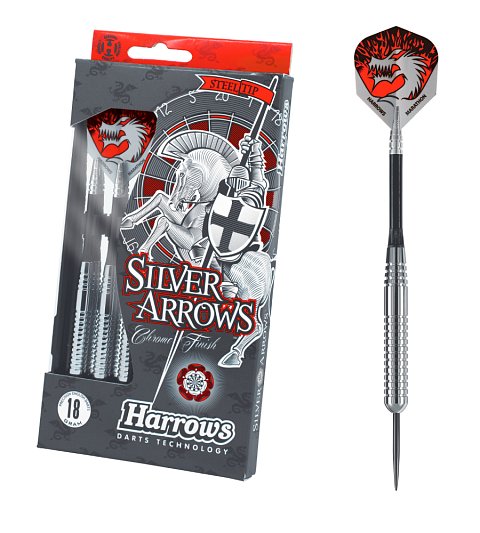 Šipky Harrows Silver Arrows steel - R 18g