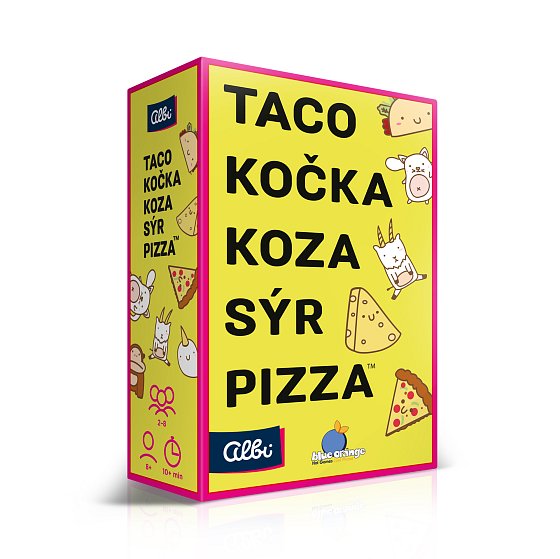 Taco, kočka, koza, sýr, pizza Taco, kočka, koza, sýr, pizza